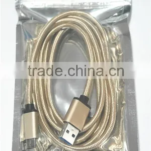 [Nylon Braided] 56k USB Type-C 3.1 to USB 3.0 A Male Data Charging Cable for Nexus 5X/6P,Oneplus 3,Pixel C,Lumia 950/950XL,New thumbnail-3