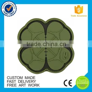 Custom Made Personalized Cheap Round Blue Pvc Patches thumbnail-4