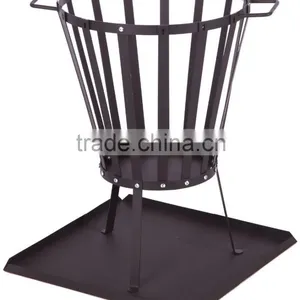 Fire Basket Construction Set Includes Ash Collection Tray thumbnail-1