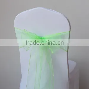 Fancy Wedding Spandex Chair Sashes thumbnail-5