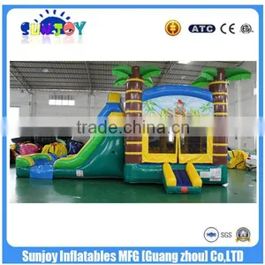 Sunjoy Commercial Grade Cheap Inflatable Jungle Bouncy House thumbnail-6