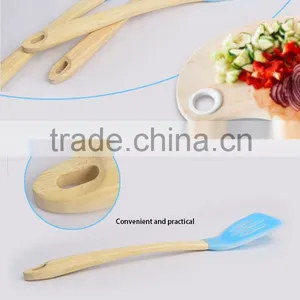 Silicone Kitchen Utensils With Wood Handle Of Cooking Utensils With FDA LFGB Certification thumbnail-4