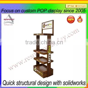 High Quality Solid Wood Medical Equipments Display Racks thumbnail-2