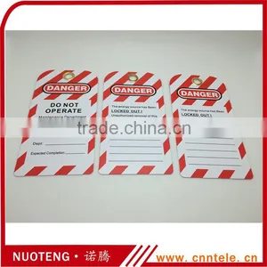 Safety Lockout Tags and Label PVC Warning Tags thumbnail-4