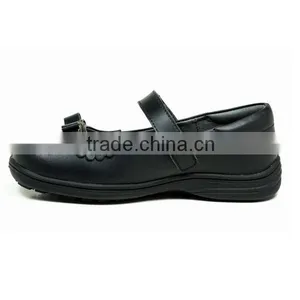 Wholesale Cheap Teenage Girls Flat Back to School Fitkids Shoes With Bow Knot thumbnail-3