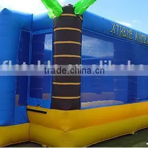 Palm Tree Inflatable Volleyball Court thumbnail-1