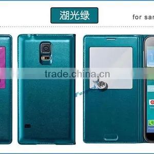 Original Factory Price Case for Samsung Galaxy S5 With Smart Cover Wake up / Sleep Function thumbnail-2