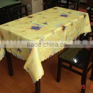 PRINTED POLYESTER TABLECLOTH - ZTD-1044 thumbnail-1