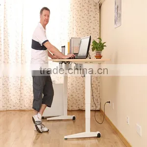 Electric Height Adjustable Desk Frame/adjustable Height Standing Desk thumbnail-2