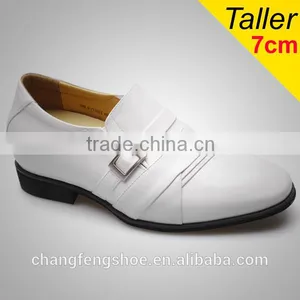 Latest Model Men White Dress Shoes Genuine Leather Wedding Shoes thumbnail-1