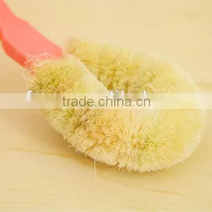 Hot Selling Natural Fibre Kitchen Utensil Cleaning Brush/non-stick Pot Dish Bowl Brush thumbnail-6