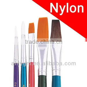 6pcs Nylon Hair Wooden Handle Artist Brush/professional Artists Painting Brushes thumbnail-1