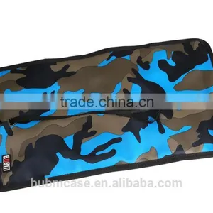 Wholesale BUBM Waterproof Camouflage Blue PU Digital Storage Bag thumbnail-3