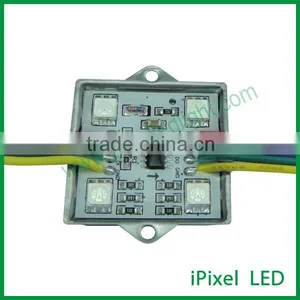 Arduino 4 Leds 5050 Rgb Ws2801 Square Led Module Waterproof thumbnail-1