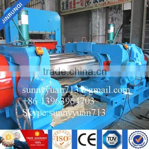 Fine Quality Open Mixing Mill For Rubber / Rubber Open Mixing Mill Machinery / Reclaimed Rubber Making Plant thumbnail-5