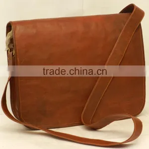 Venus Craft India's Vintage Leather Messenger Bag Grained Leather thumbnail-1
