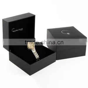 Cheap Customized Black Cardboard Packaging Watch Box thumbnail-1