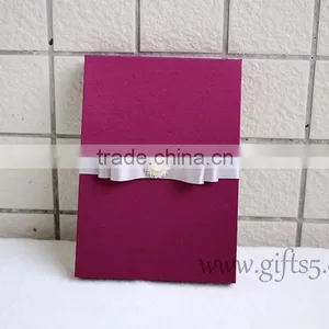Decorative Wedding Invitation Card Box With Bowknot thumbnail-4