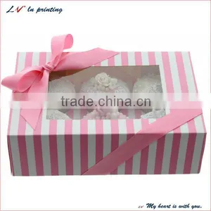 Custom Window Packaging Cake Boxes/ Cardboard Cake Boxes With Window Wholesale thumbnail-1