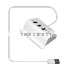 4 Ports USB 2.0 OTG HUB / Dock for Mobile Phone / Computer 480Mbps Transmission Speed thumbnail-3