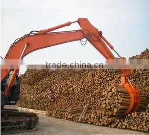 ZX55USR Hitachi Excavator Hydraulic Rotating Log Grapple, Wooden and Stone Grapple for Sale thumbnail-3