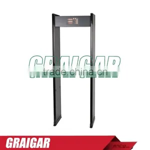 NEW JH-3 Single Metal Detector Door With LED Warning Lights Lightning Protection Design thumbnail-1