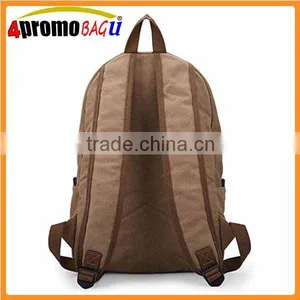 Canvas Laptop Computer Backpack Daypack Travel Backpack College Bookbags Canvas Backpack thumbnail-2