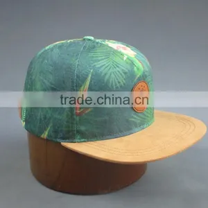 Custom Heat Transfer Parttern in 5-panel Snapback Cap thumbnail-5