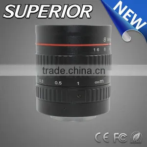 Fujian Cctv 35mm 8.0 MP F1.6 ITS Camcorder Lens Manual Aperture C Mount Lens Mega Pixel Thermal Imagining Lens thumbnail-2