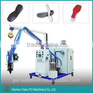 Making Shoes Soles Insoles Low Pressure Polyurethane Foam Injection Machine thumbnail-1