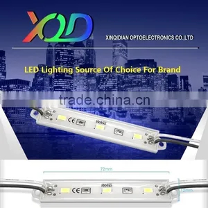 XQD $0.05 3Pcs Led 0.72W Led Module Pixel Lights Waterproof 7512 Smd 5730 5630 Single Color RGB LED Module thumbnail-3