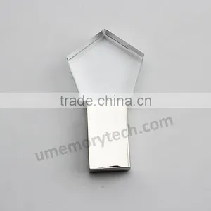Gadgets Crystal Glass Usb Key Flash Drive 128mb Gift Small Flash Drive thumbnail-4