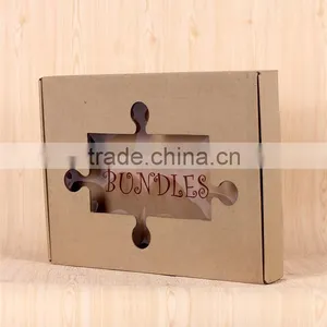 Custom Folding Kraft Paper Box For Packaging Food With No Glue thumbnail-5