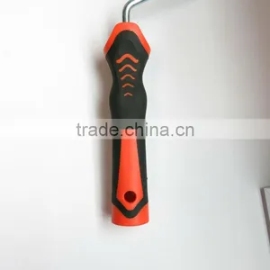 Red and Black Rubber Paint Roller Handle Plastic Handle thumbnail-3
