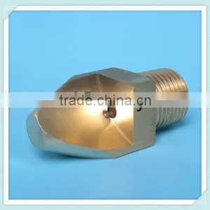 1/4",3/8",1/2",3/4" BSPT or NPT Brass Narrow Angle Flat Fan Spray Nozzle thumbnail-3