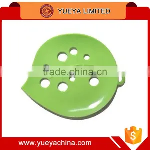 Lovely Hollow Green Laef Shaped Soap Box Case thumbnail-1