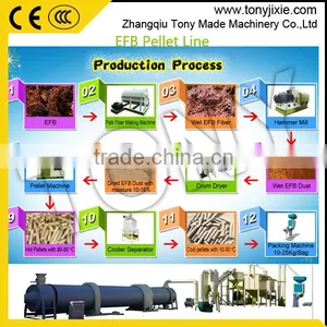 EFB Pellet Production Line/Palm Kernel Shell Fiber Granulating Line thumbnail-1