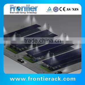 New Technology Resistance Wind Aluminum Solar Carport thumbnail-2