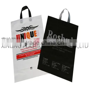Supermarket Custom Biodegradable Transparent pe Ldpe Hdpe Packaging T-shirt Shopping Plastic Bag thumbnail-1