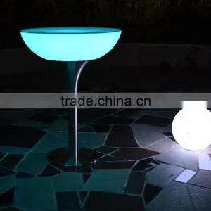 PE Plastic Remote Control LED Bar Tables/color Changing LED Cocktail Tables/illuminated LED Light up Table thumbnail-2