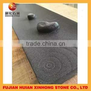 Natural Black Stone Tea Tray With Beautiful Stones thumbnail-1