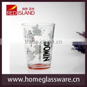 500ml Print Cartoon Tumbler Glass Cup Juice Cup thumbnail-1