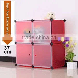 VIVINATURE DIY Large Clothes Closet Wardrobe Cabinet Cloth Shoes Storage Organizer 4-Layers 16-Drawer thumbnail-6