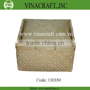Small Bamboo Box From Vietnam thumbnail-1