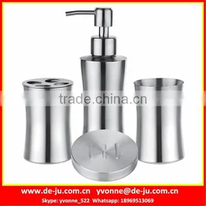 Peanut-Shape Stainless SteelToothbrush Holder Set thumbnail-1