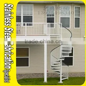 Aluminum Handrails Integral Sell Small Outdoor Spiral Staircase thumbnail-4