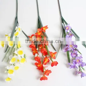 SJ110060913 Artificial Alstroemeria Flower/silk Daffodils Flores/decorative Narcissas Flower thumbnail-1