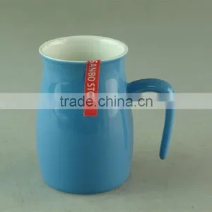 300ml Cheap Glazed Ceramic Coffee Mug,milk Mug for Promotion thumbnail-1