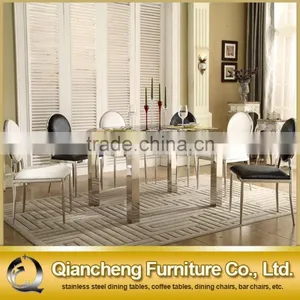 Black Extendable Glass Dining Table 918# thumbnail-2