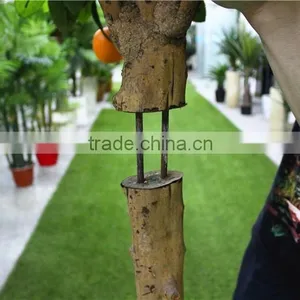 Home Gardens for Curtain Hotel Decoration 200cm Height Making Artificial Live Plastic Green Orange Bonsai Tree EZZPZ06 0301 thumbnail-5